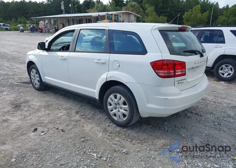 2015 Dodge Journey American Value Pkg z USA, uszkodzony, nr VIN 3C4PDCAB5FT537950